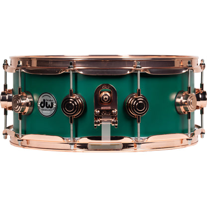 Drum Workshop Collectors Series 5.5x14 Snare Drum - Forest Green Hard Satin