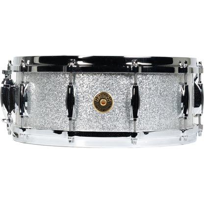 Gretsch USA Custom Ridgeland Series 5.5x14 Snare Drum - Silver Sparkle