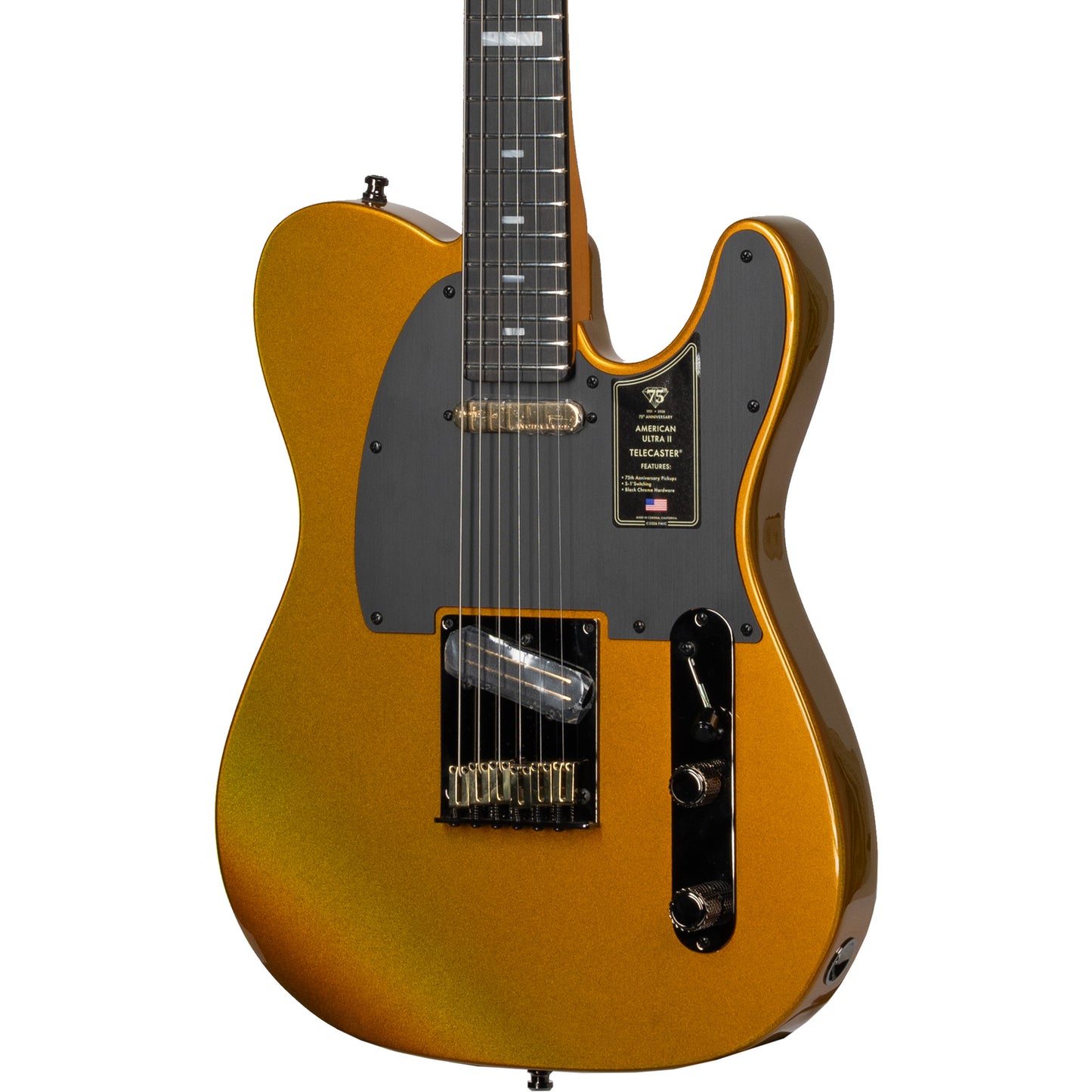 Fender 75th Anniversary American Ultra II Telecaster - Liquid Gold