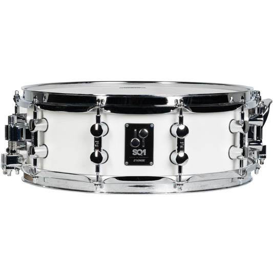 Sonor SQ-1 5x14 Snare Drum - Satin Pure White