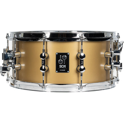 Sonor SQ-1 6.5x14 Snare Drum - Satin Gold Metallic