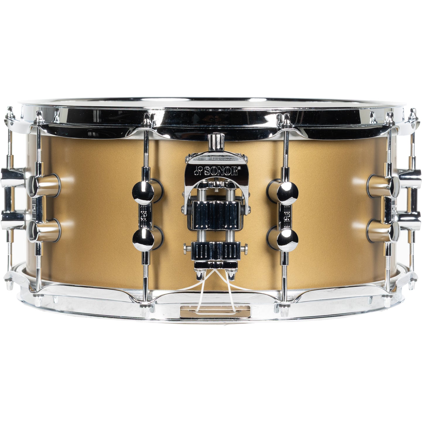 Sonor SQ-1 6.5x14 Snare Drum - Satin Gold Metallic