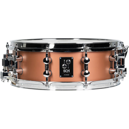 Sonor SQ-1 5x14 Snare Drum - Satin Copper Brown