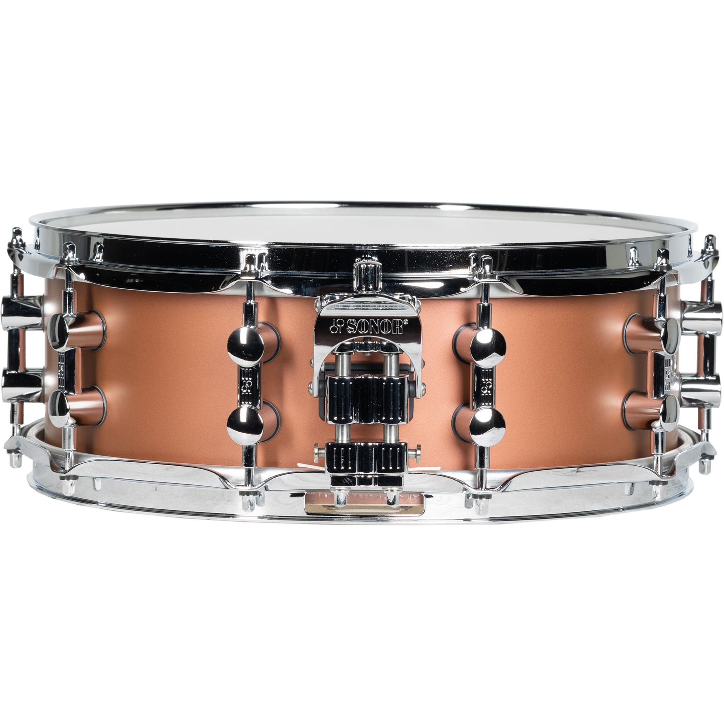 Sonor SQ-1 5x14 Snare Drum - Satin Copper Brown