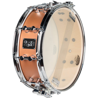 Sonor SQ-1 5x14 Snare Drum - Satin Copper Brown