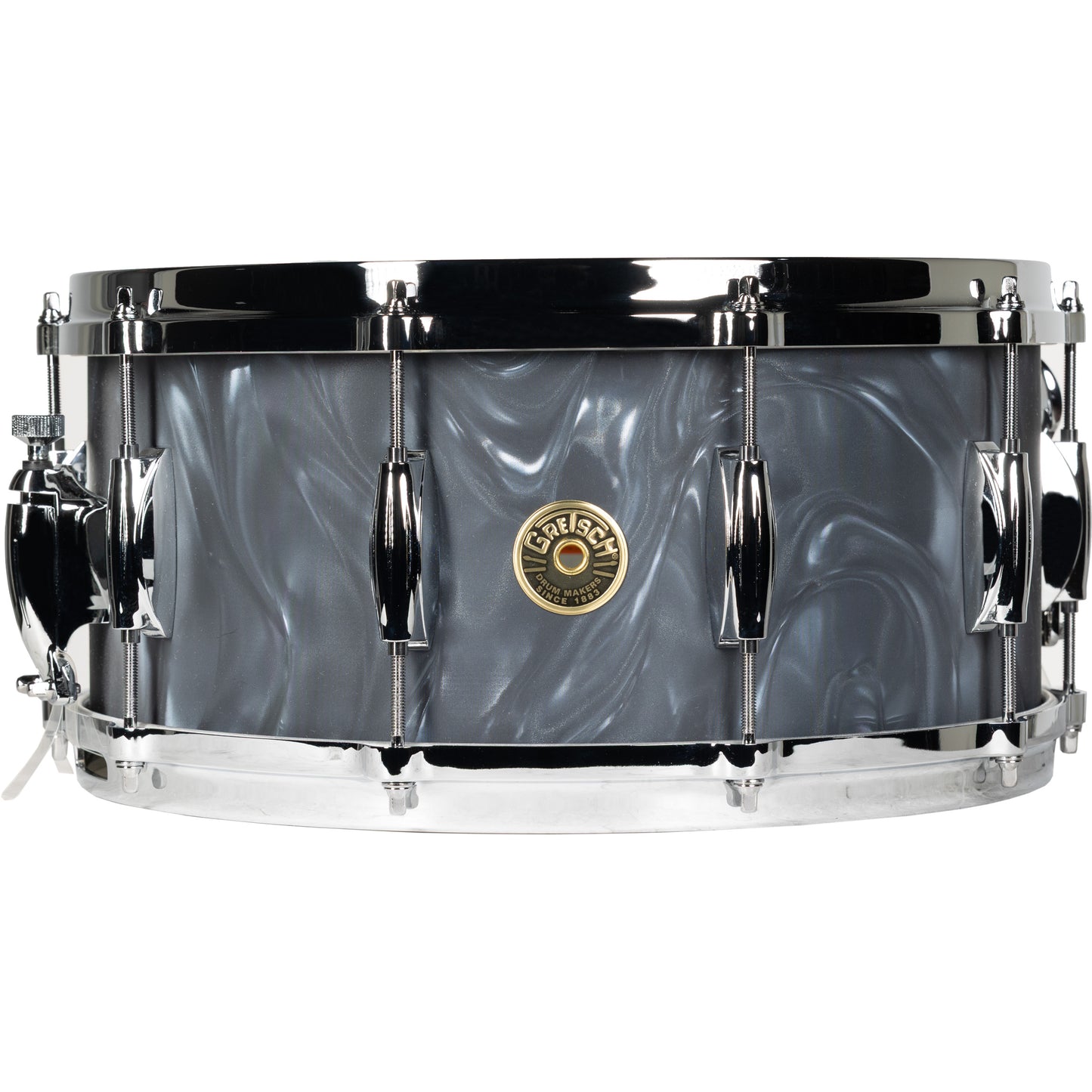 Gretsch Ridgeland Series 6.5x14 Snare Drum - White Satin Flame