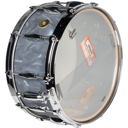 Gretsch Ridgeland Series 6.5x14 Snare Drum - White Satin Flame