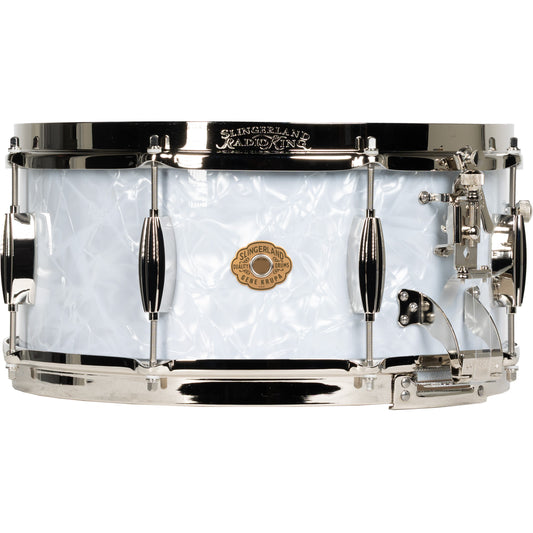 Slingerland Gene Krupa Limited Edition 6.5x14 Snare Drum - White Marine Pearl