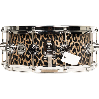 Drum Workshop Collectors Series 6x14 Snare Drum - Leopard