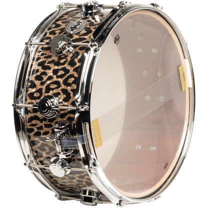 Drum Workshop Collectors Series 6x14 Snare Drum - Leopard
