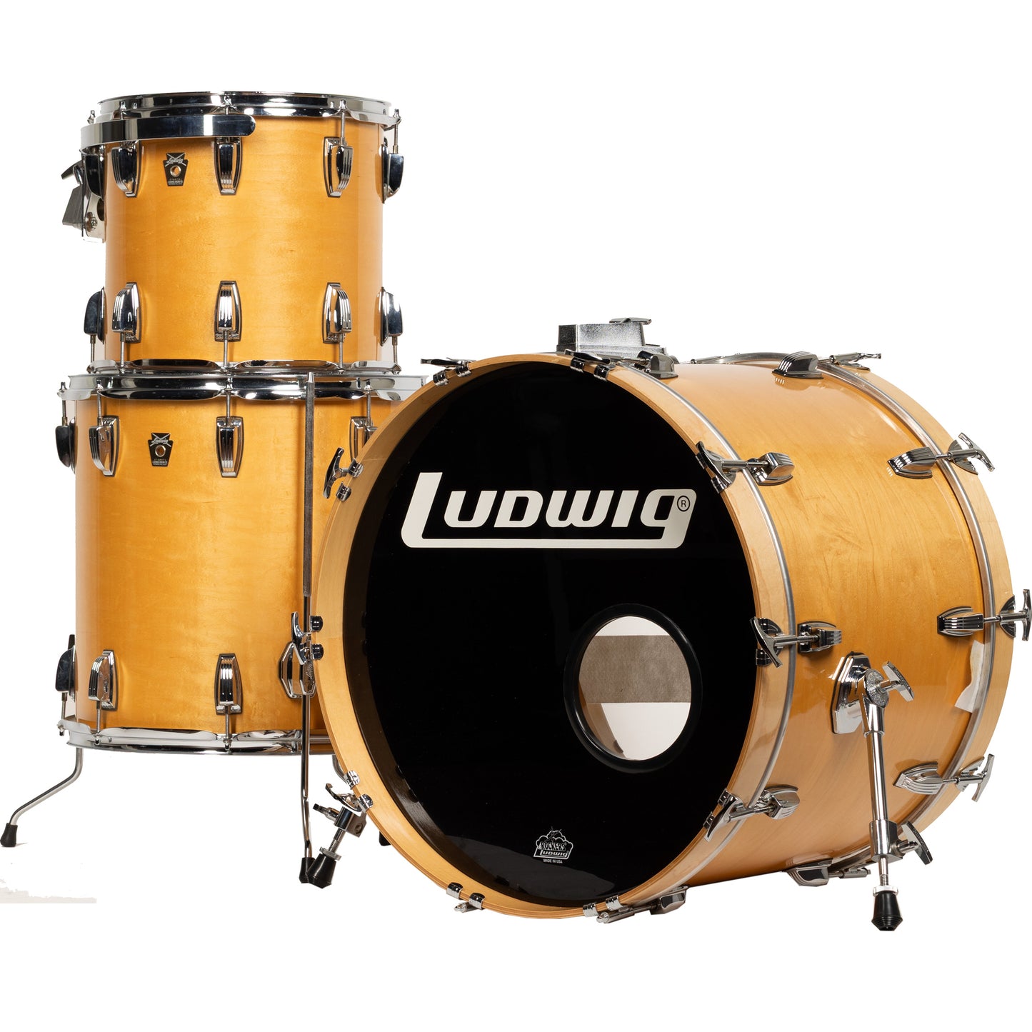 Ludwig Classic Maple 3-Piece Shell Kit - Natural Gloss