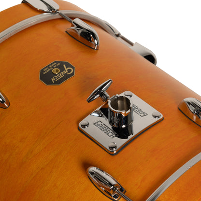 Gretsch USA Custom 4-Piece Shell Kit - Satin Sun Amber