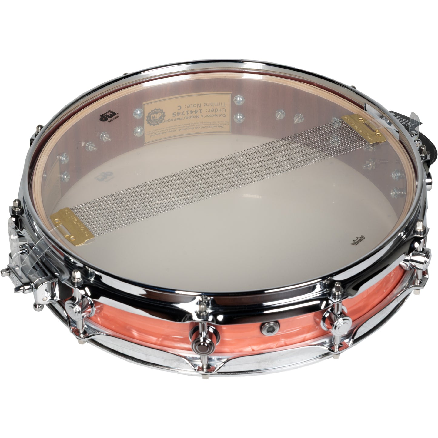 Drum Workshop Collectors Series 3.14x14 Pi Snare Drum - Pink Coral