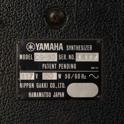 Yamaha CS-50 Polyphonic Analog Synthesizer