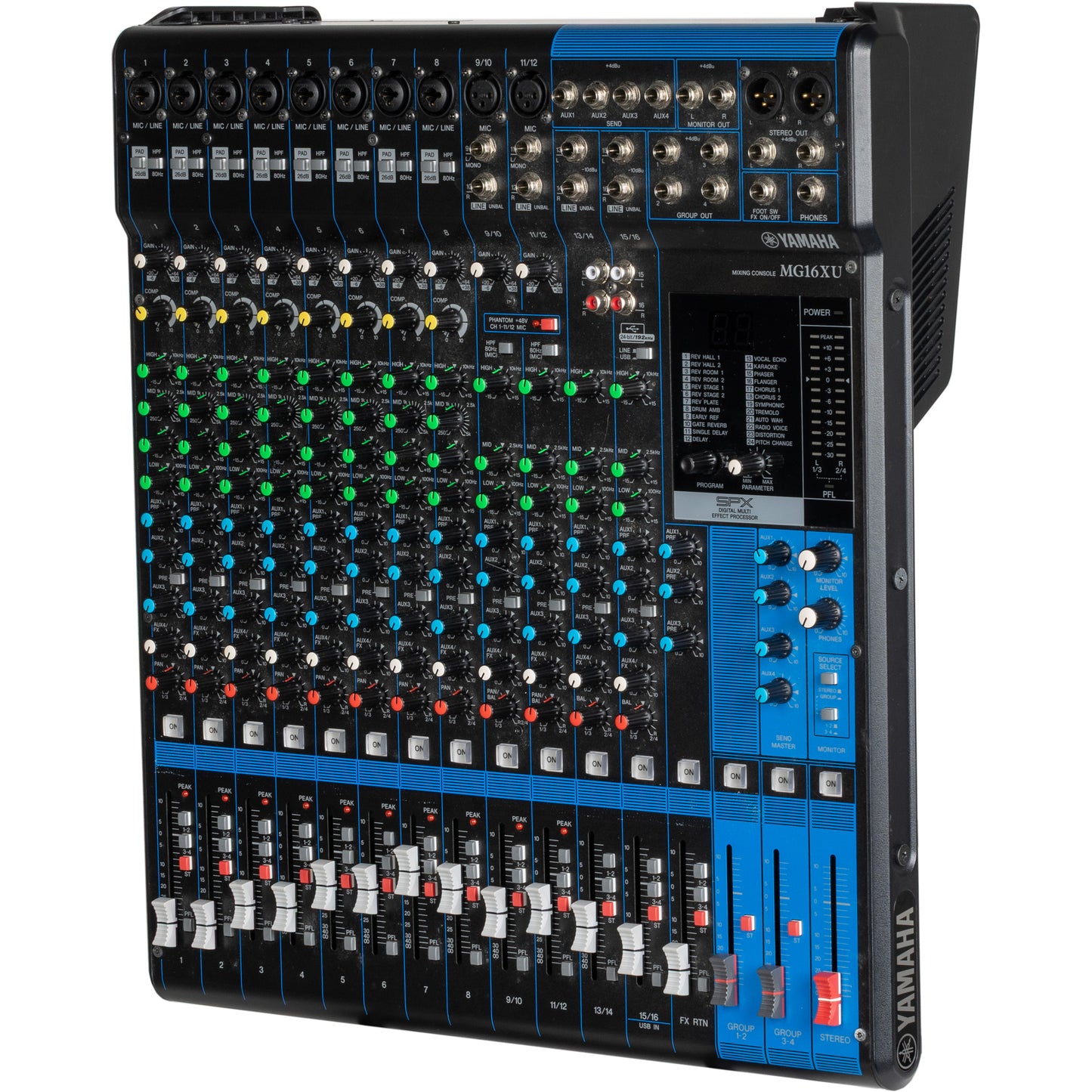 Yamaha MG16XU 16-Channel Mixer with Gator Bag