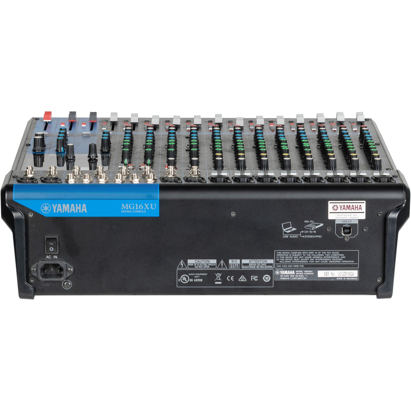 Yamaha MG16XU 16-Channel Mixer with Gator Bag