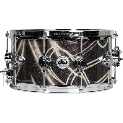 Drum Workshop Collectors Series 7x14 Snare Drum - Smoke Glass Contrail
