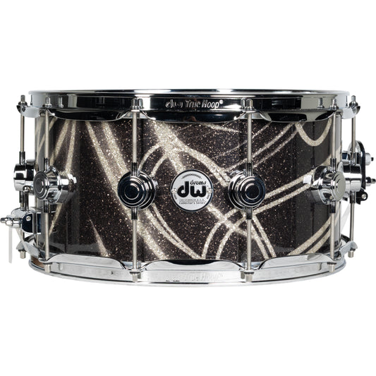 Drum Workshop Collectors Series 7x14 Snare Drum - Smoke Glass Contrail
