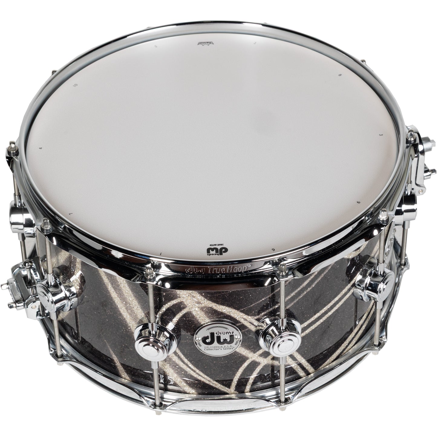 Drum Workshop Collectors Series 7x14 Snare Drum - Smoke Glass Contrail