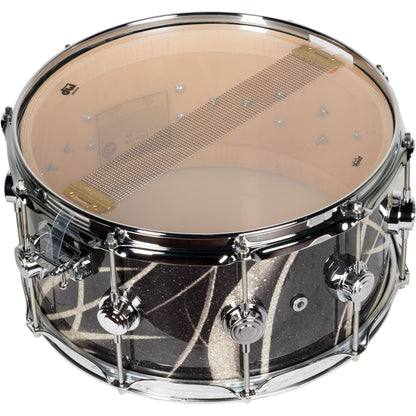 Drum Workshop Collectors Series 7x14 Snare Drum - Smoke Glass Contrail