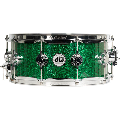 Drum Workshop Collectors Series 6x14 Snare Drum - Green Glass