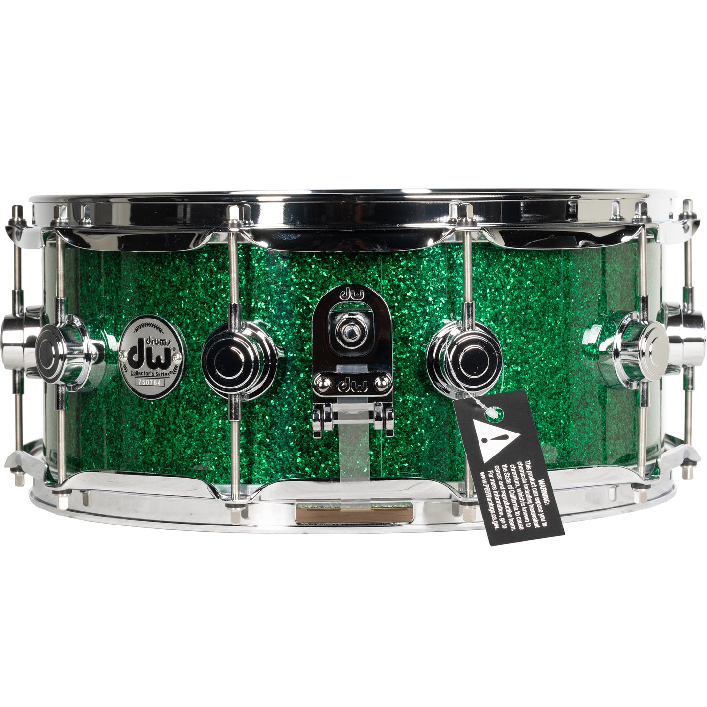 Drum Workshop Collectors Series 6x14 Snare Drum - Green Glass