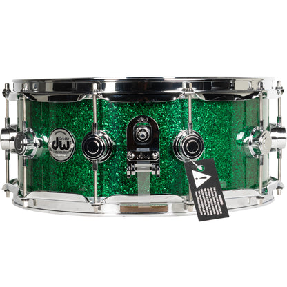 Drum Workshop Collectors Series 6x14 Snare Drum - Green Glass