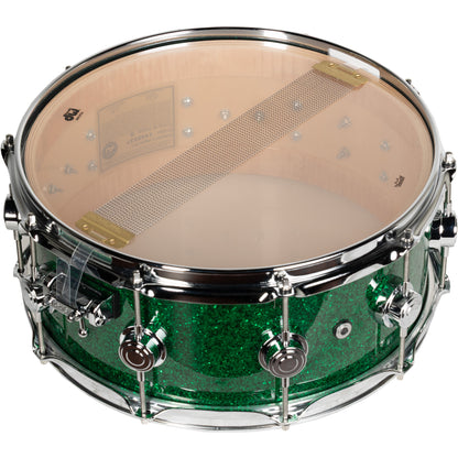 Drum Workshop Collectors Series 6x14 Snare Drum - Green Glass