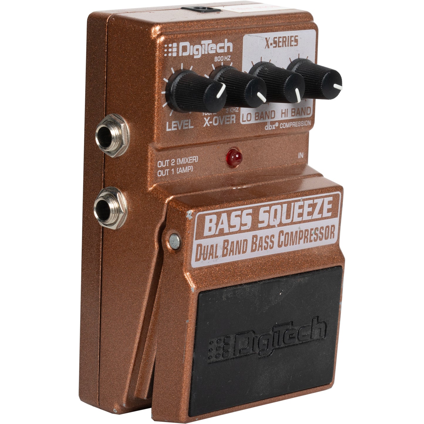 DigiTech Bass Squeeze Compressor Guitar Effects Pedal