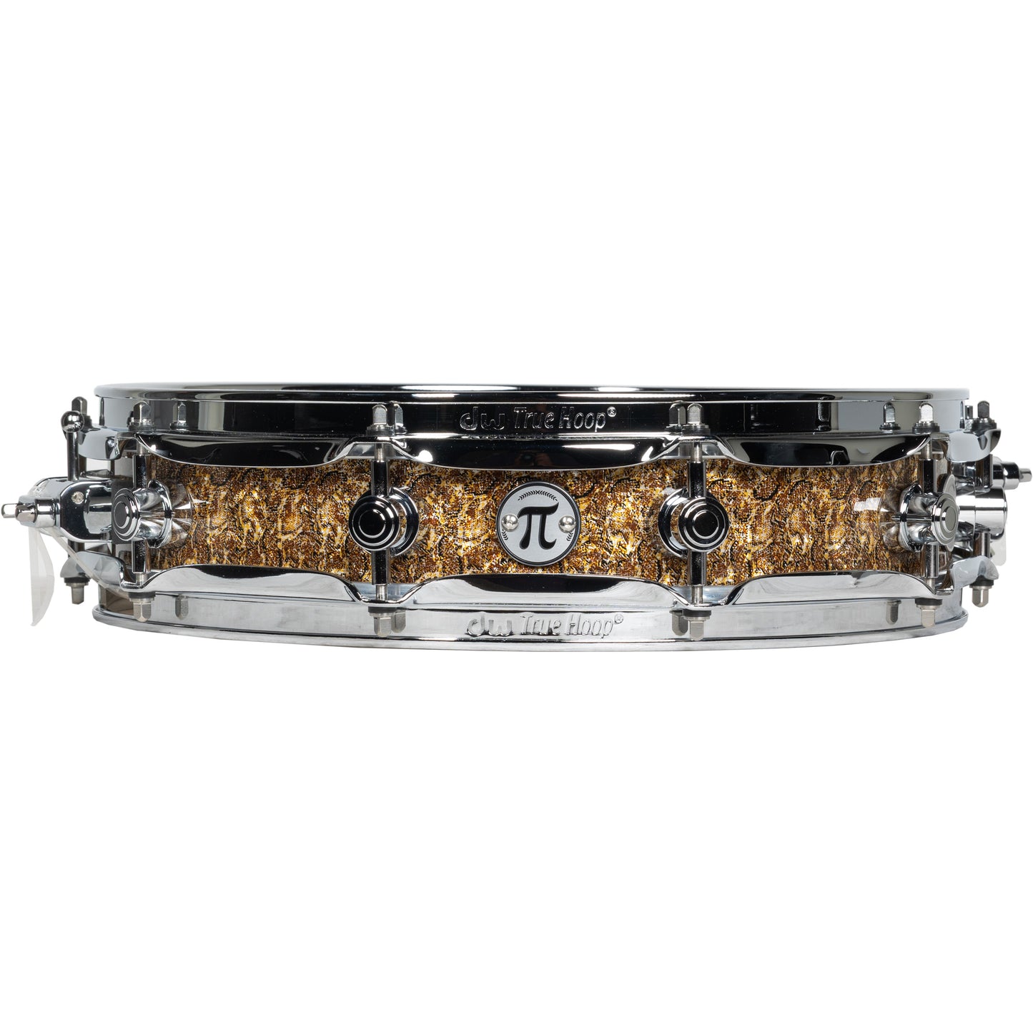 Drum Workshop Collectors Series 3.14x14 Pi Snare Drum - Gold Boa