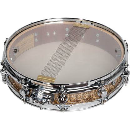 Drum Workshop Collectors Series 3.14x14 Pi Snare Drum - Gold Boa