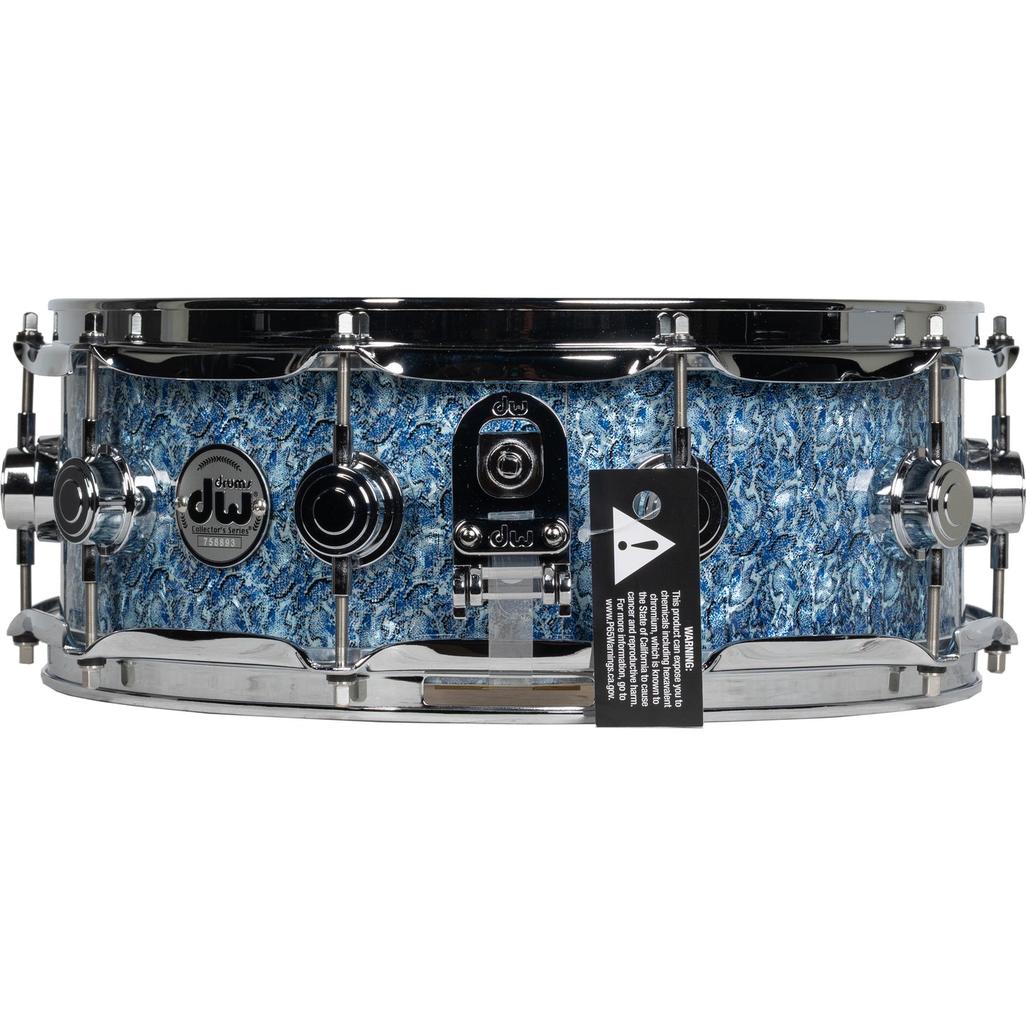Drum Workshop Collectors Series 5x14 Snare Drum - Blue Boa