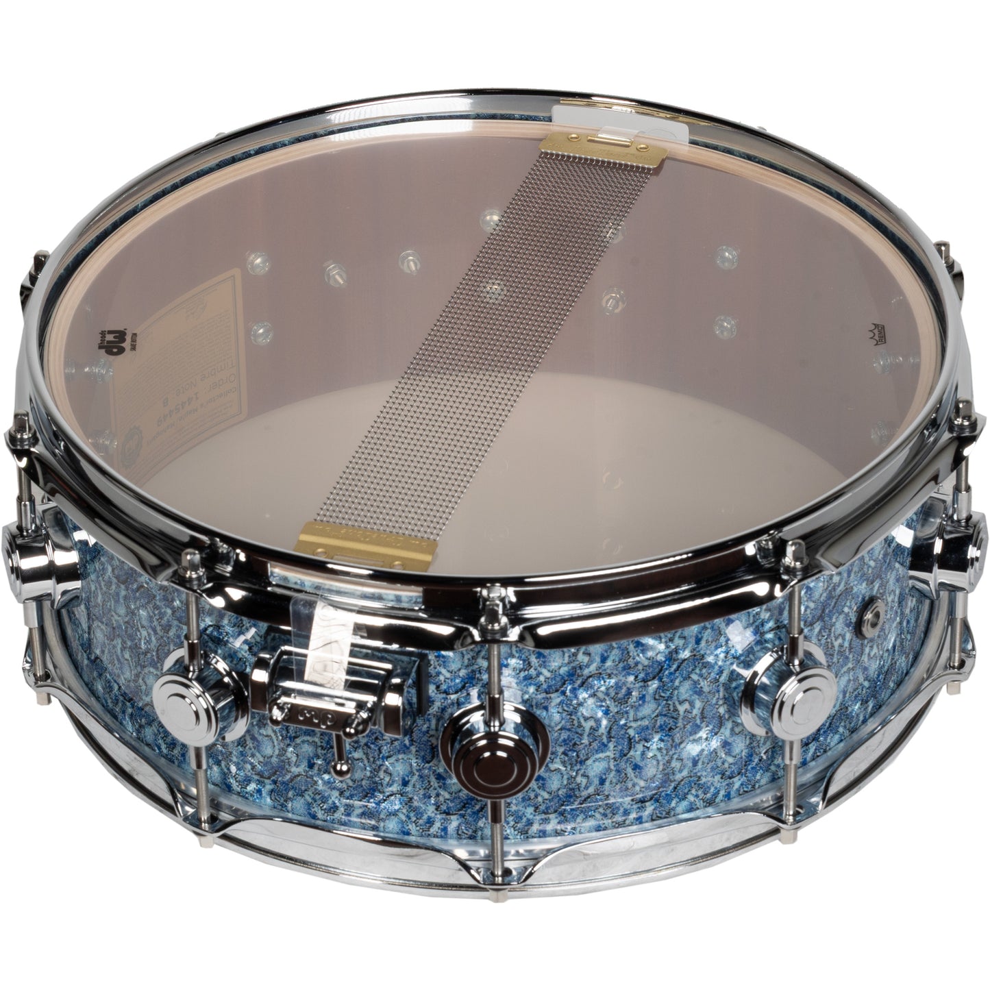 Drum Workshop Collectors Series 5x14 Snare Drum - Blue Boa