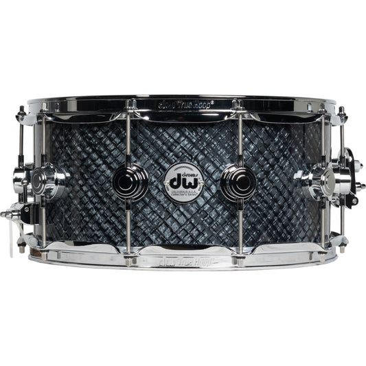 Drum Workshop Collectors Series 6.5x14 VLX Snare Drum - Grey Crystal