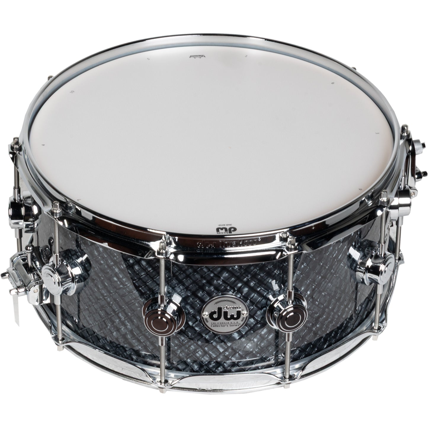 Drum Workshop Collectors Series 6.5x14 Snare Drum - Grey Crystal