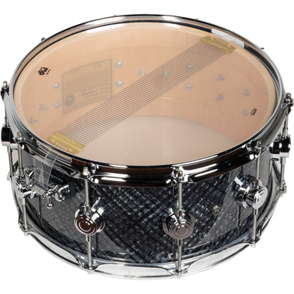 Drum Workshop Collectors Series 6.5x14 VLX Snare Drum - Grey Crystal