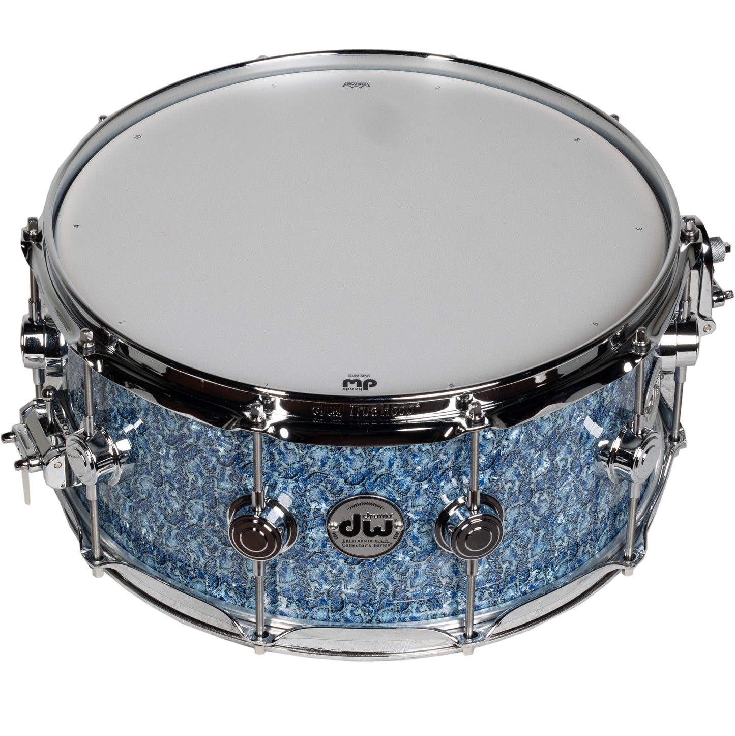 Drum Workshop Collectors Series 6.5x14 Snare Drum - Blue Boa