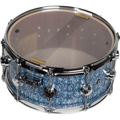 Drum Workshop Collectors Series 6.5x14 Snare Drum - Blue Boa