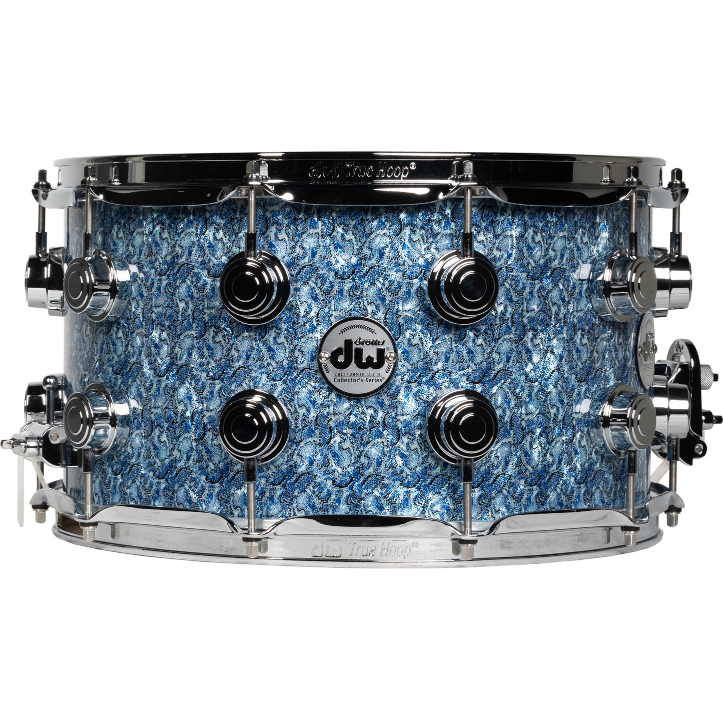 Drum Workshop Collectors Series 8x14 Snare Drum - Blue Boa