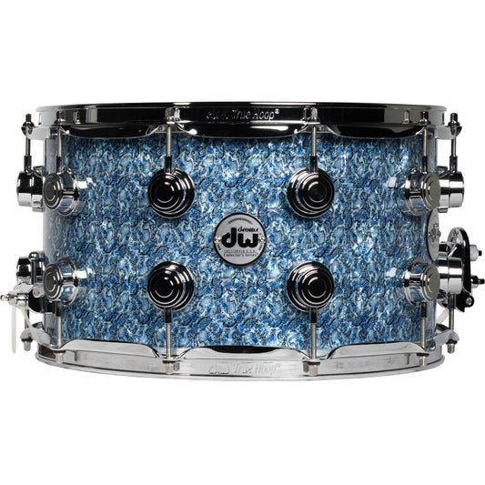 Drum Workshop Collectors Series 8x14 Snare Drum - Blue Boa
