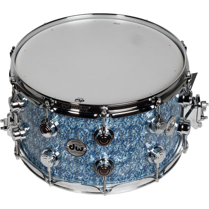 Drum Workshop Collectors Series 8x14 Snare Drum - Blue Boa