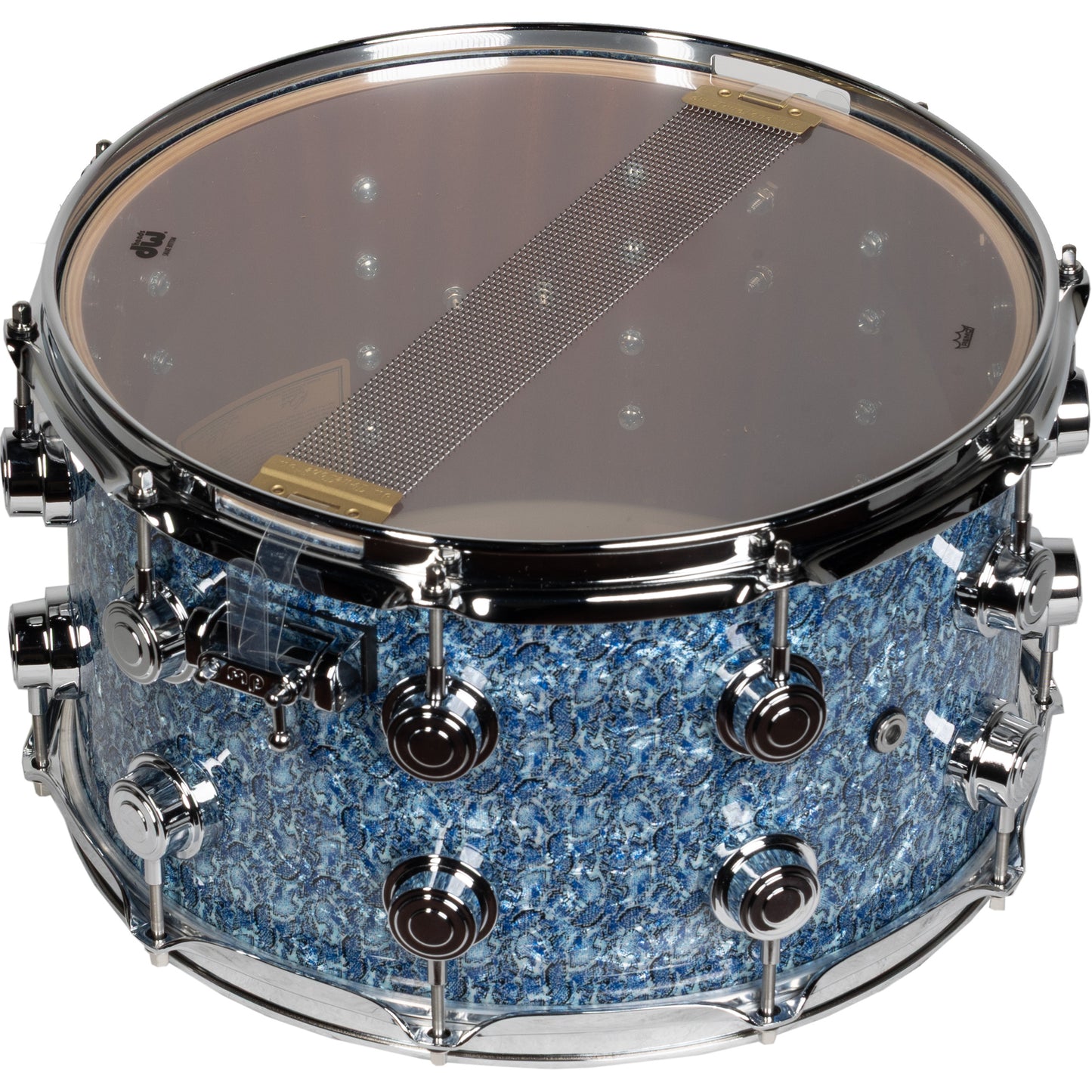 Drum Workshop Collectors Series 8x14 Snare Drum - Blue Boa