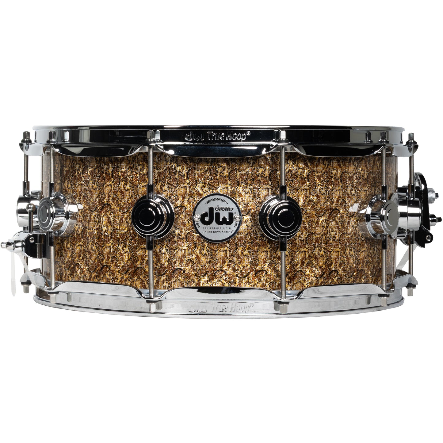 Drum Workshop Collectors Series 6x14 Snare Drum - Gold Boa