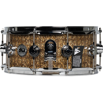 Drum Workshop Collectors Series 6x14 Snare Drum - Gold Boa