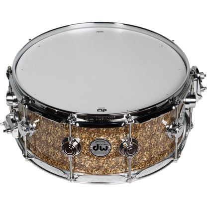 Drum Workshop Collectors Series 6x14 Snare Drum - Gold Boa