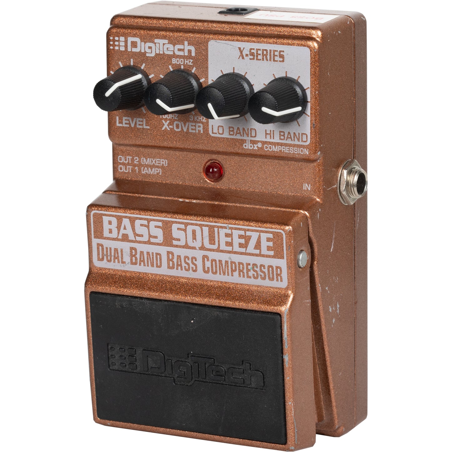 DigiTech Bass Squeeze Compressor Guitar Effects Pedal
