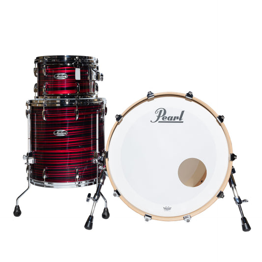 Pearl Masters Maple Series 3-Piece Shell Kit - Red Oyster Swirl
