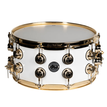 Drum Workshop Collectors Series 7x14 Snare Drum - Gloss White