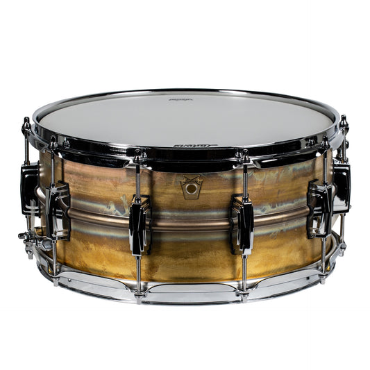 Ludwig LB464R 6.5x14 Raw Brass Snare Drum