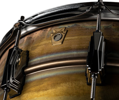 Ludwig LB464R 6.5x14 Raw Brass Snare Drum